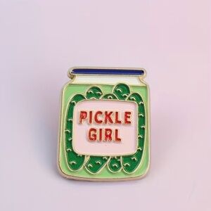 Pickle Girl Jar Enamel Pin